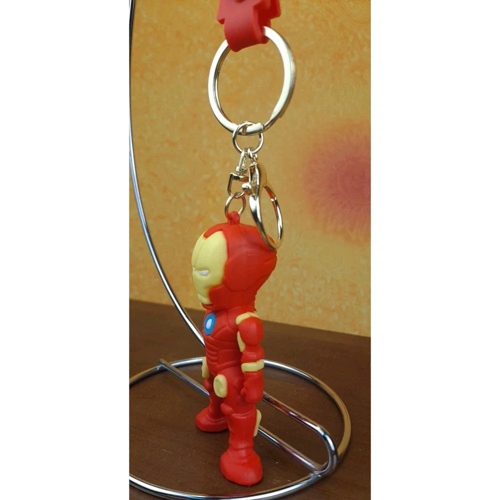 Avengers Marvel Iron Man 3D PVC Keychain Backpack‎ Clip New 8